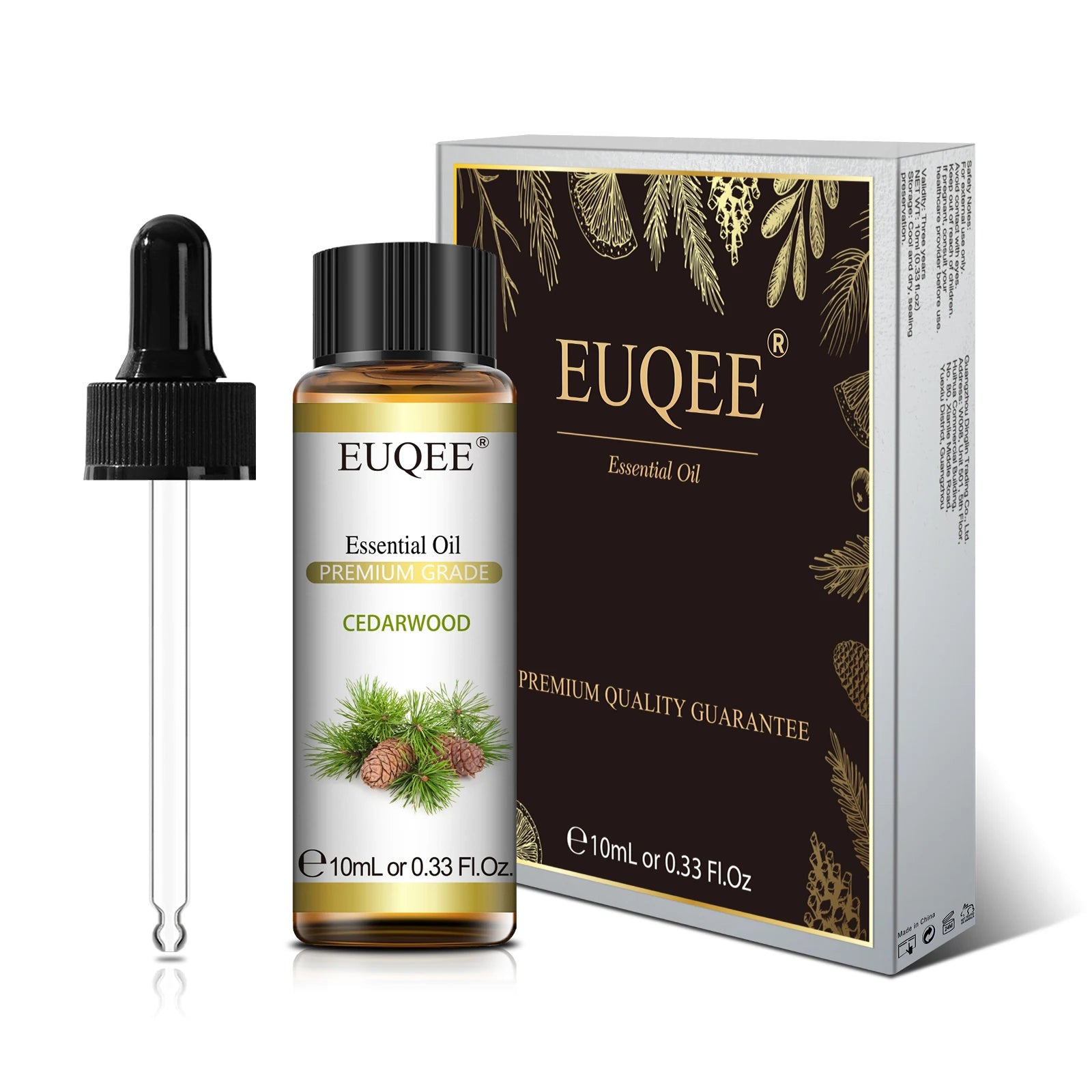 Óleo Essencial Natural EUQEE: Aromaterapia com Qualidade Premium 10ml!