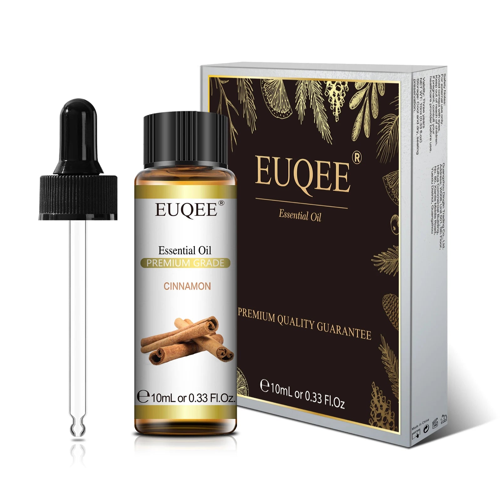 Óleo Essencial Natural EUQEE: Aromaterapia com Qualidade Premium 10ml!