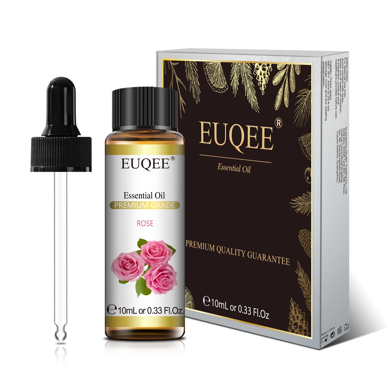 Óleo Essencial Natural EUQEE: Aromaterapia com Qualidade Premium 10ml!
