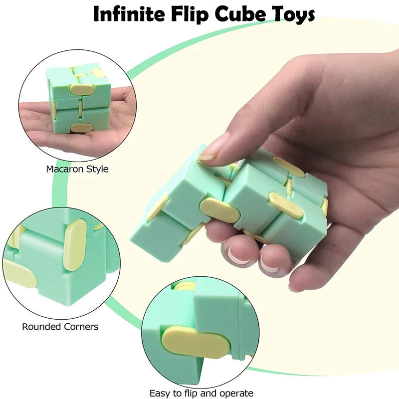 Cubo Sensorial Infinito OPFY: Relaxe e Estimule com Movimento!
