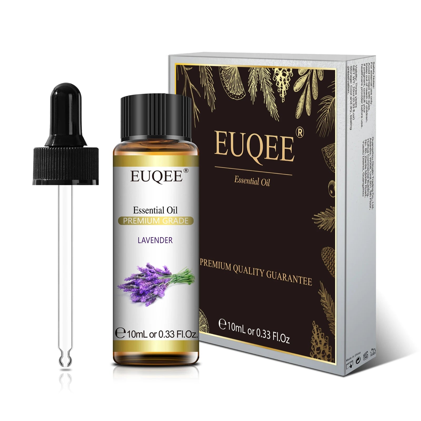 Óleo Essencial Natural EUQEE: Aromaterapia com Qualidade Premium 10ml!