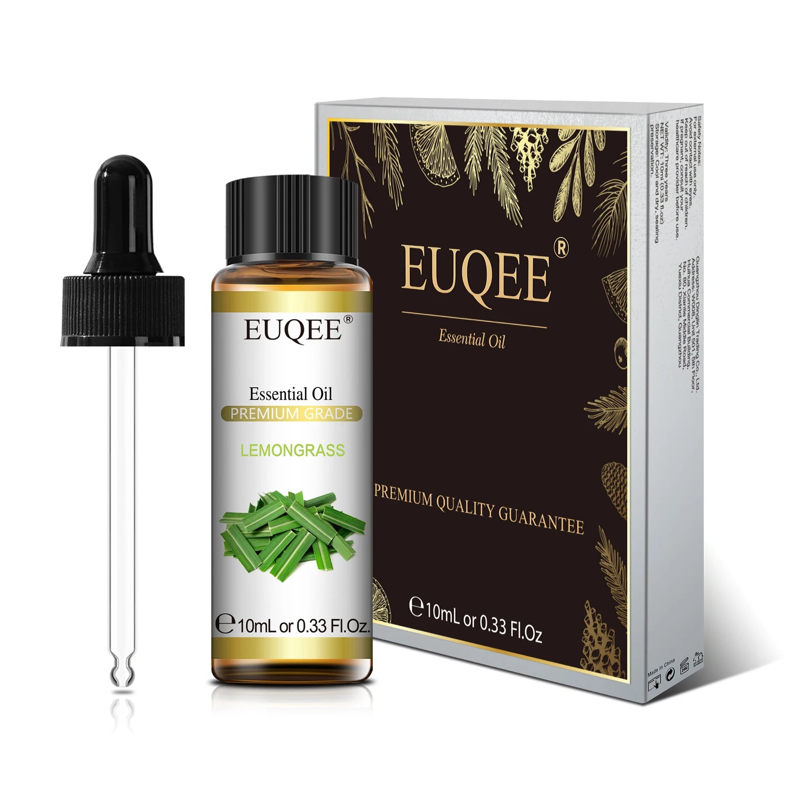 Óleo Essencial Natural EUQEE: Aromaterapia com Qualidade Premium 10ml!