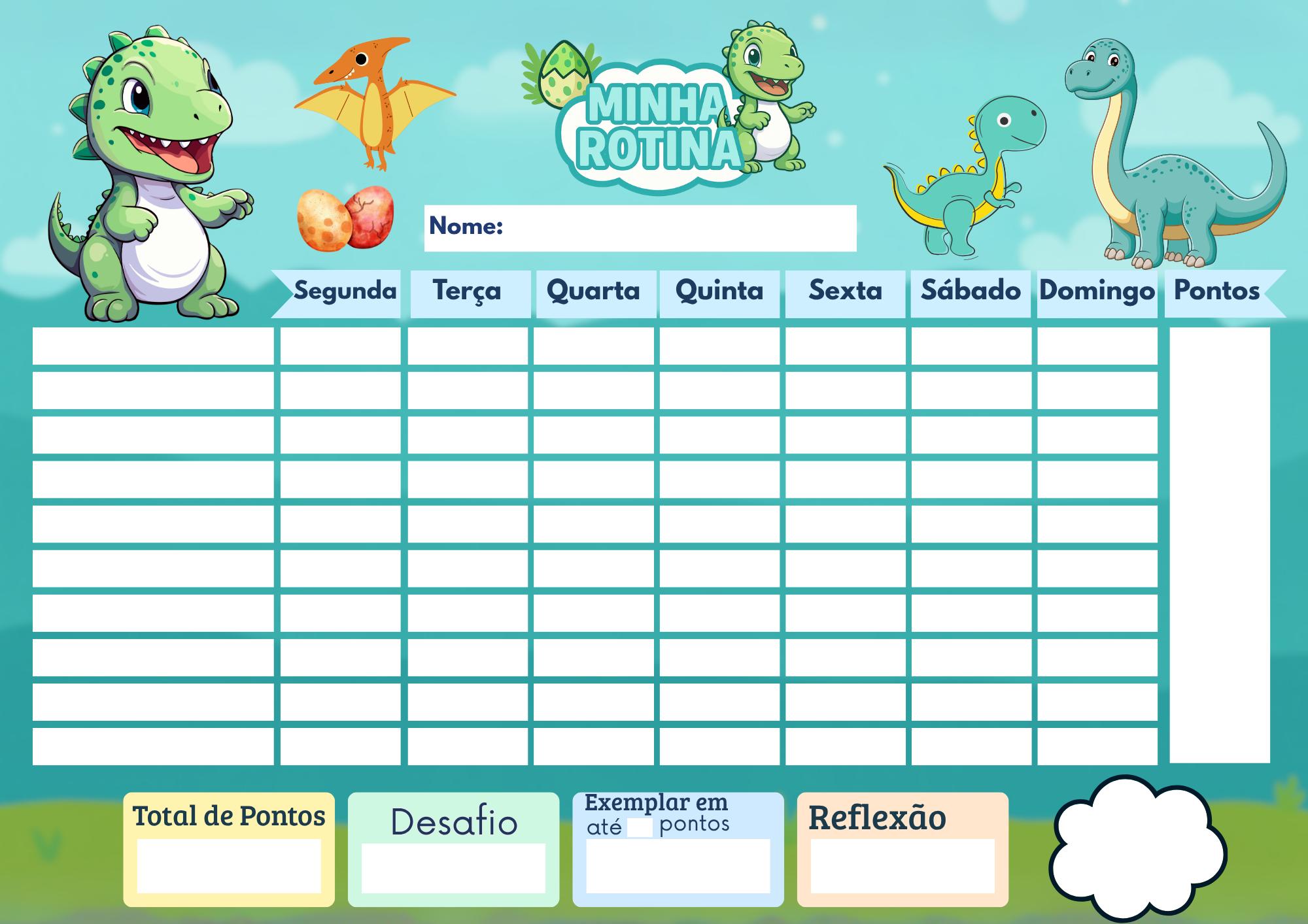 Quadro Do Incentivo Educativo Infantil Tema Dinossauro Opfy